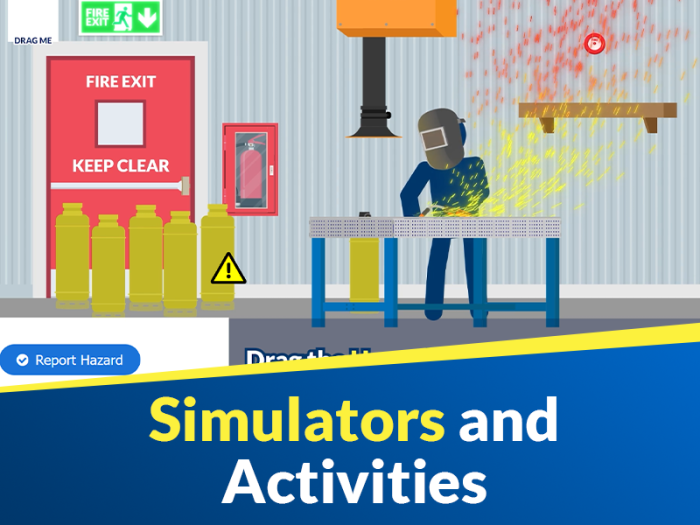 Simulators and Activities Simulators and Activities for IOSH Managing Safely Refresher Online Course