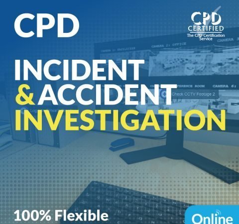 Text reading "CPD Incident and Accident Investigation" with the CPD Logo and an online label